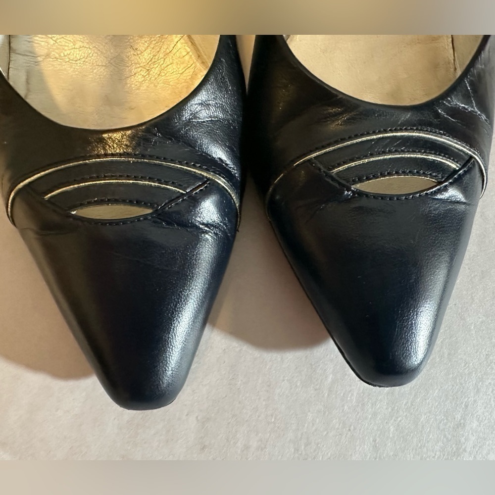 Vintage Black Bally pumps size 6.5 - Picture 4 of 7